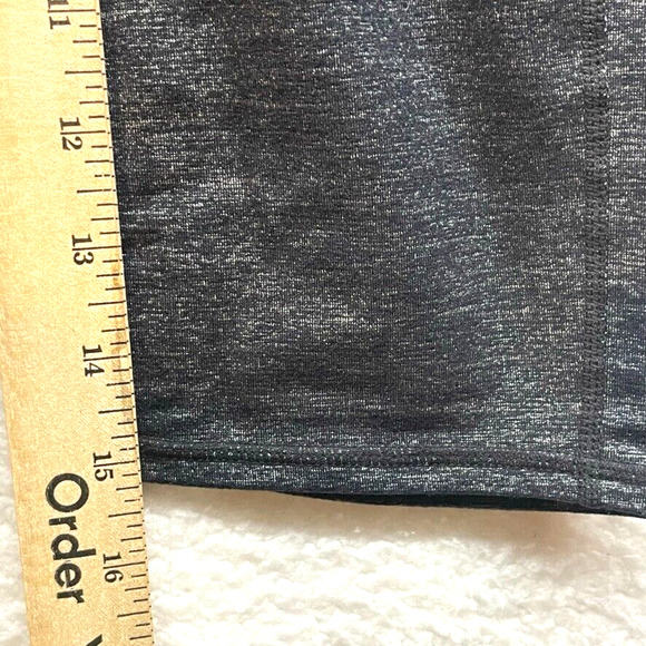 Athleta Chaturanga Leggings Womens XS Gray Odyssey Crop Gym Workout Running Yoga - Picture 10 of 11